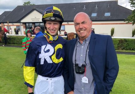 Alistair Rawlinson after riding Greycee Bell at Carlisle Racecourse